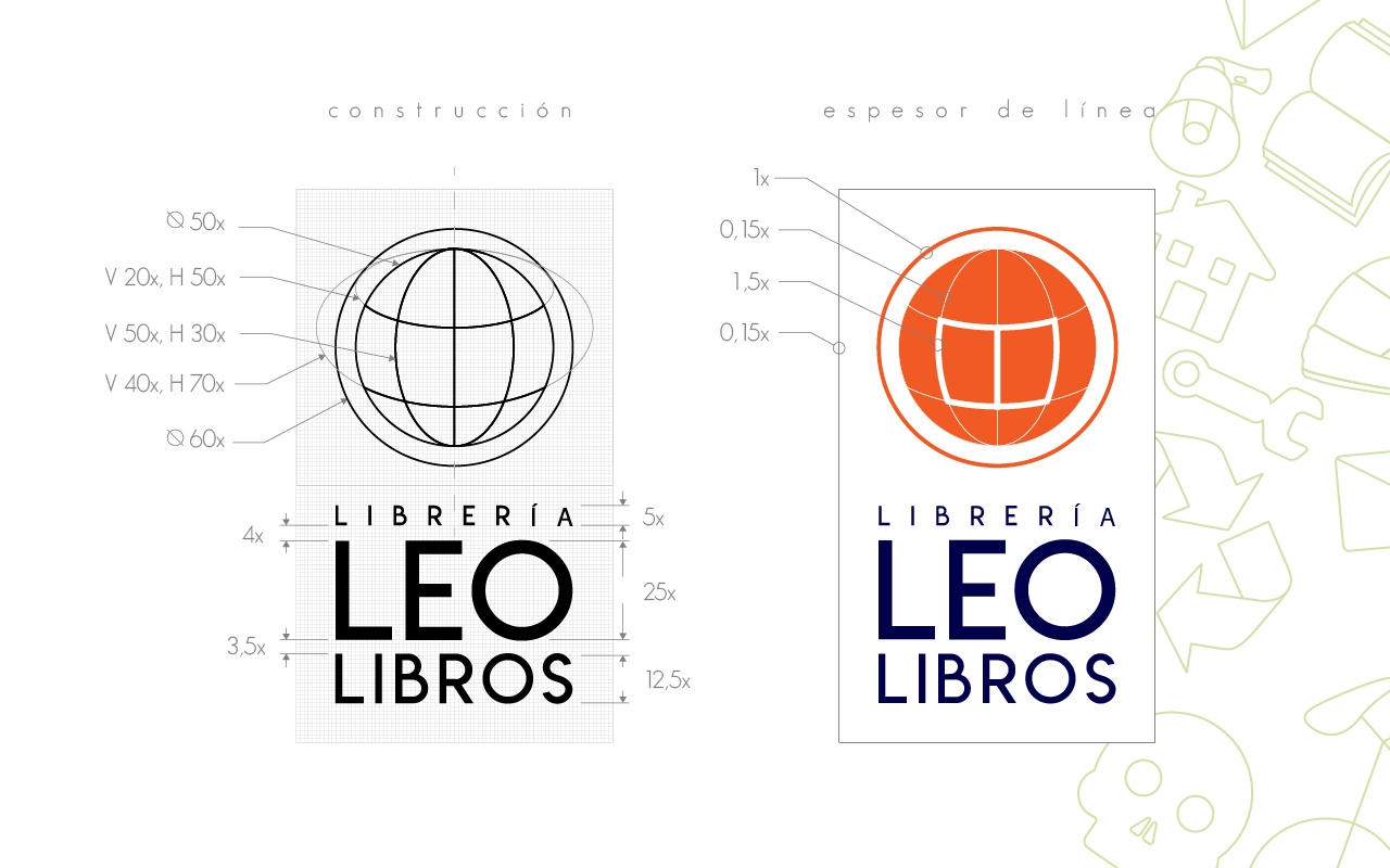 Construcción Logo Leo Libros